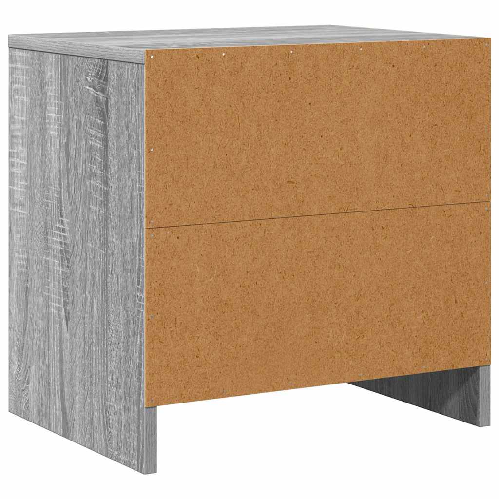 Bedside Cabinet Grey Sonoma 45x34x44.5 cm Engineered Wood
