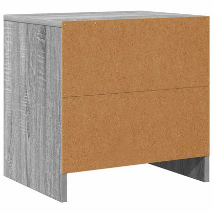 Bedside Cabinet Grey Sonoma 45x34x44.5 cm Engineered Wood