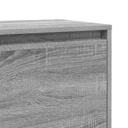 Bedside Cabinet Grey Sonoma 45x34x44.5 cm Engineered Wood