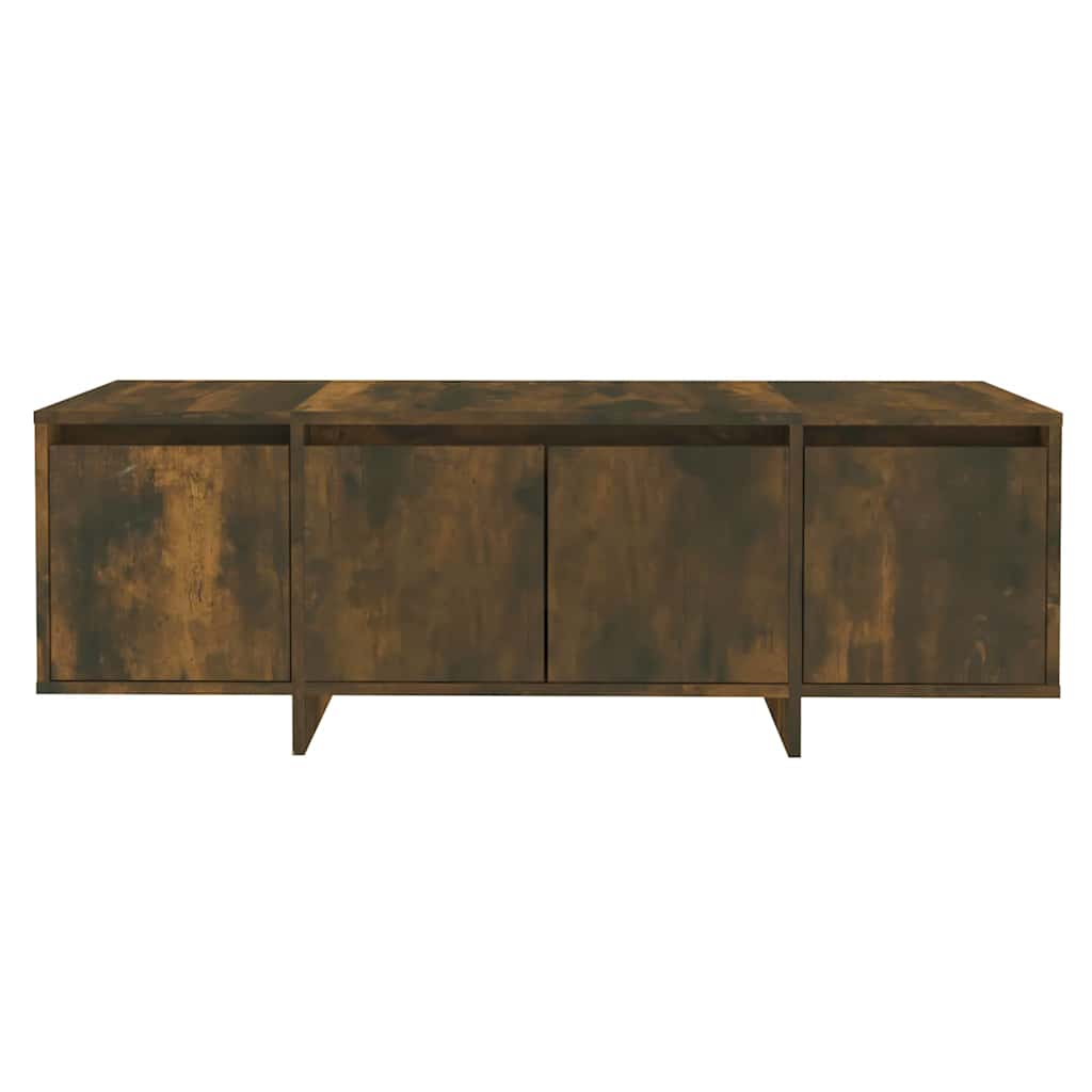 TV Cabinet Smoked Oak 120x30x40,5 cm Engineered Wood