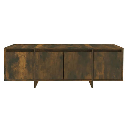 TV Cabinet Smoked Oak 120x30x40,5 cm Engineered Wood