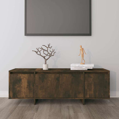 TV Cabinet Smoked Oak 120x30x40,5 cm Engineered Wood