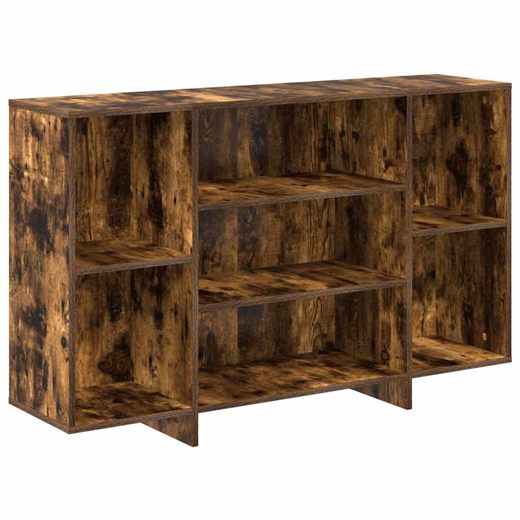 813065 vidaXL Sideboard Smoked Oak 120x30x75 cm Engineered Wood