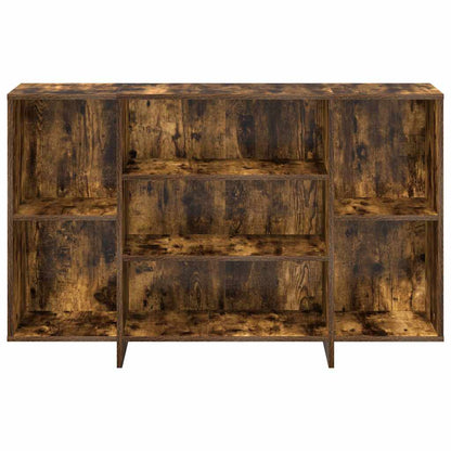 813065 vidaXL Sideboard Smoked Oak 120x30x75 cm Engineered Wood