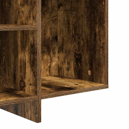 813065 vidaXL Sideboard Smoked Oak 120x30x75 cm Engineered Wood