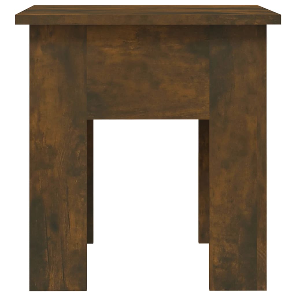 Coffee Table Smoked Oak 40x40x42 cm Engineered Wood