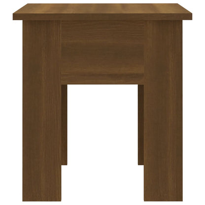 Coffee Table Brown Oak 40x40x42 cm Engineered Wood