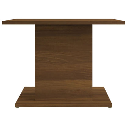 Coffee Table Brown Oak 55,5x55,5x40 cm Engineered Wood
