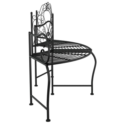 Tree Bench | Black | Steel | 150 cm diameter | Durable | Tree Bench