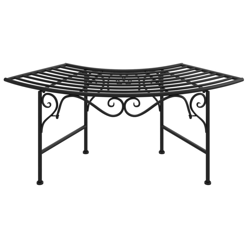 Tree Bench | Black | Steel | Medium | Durable | Circular Tree Bench