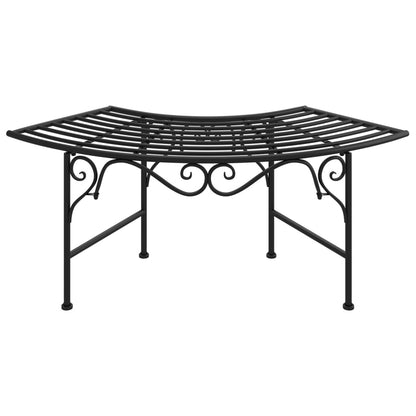 Tree Bench | Black | Steel | Medium | Durable | Circular Tree Bench