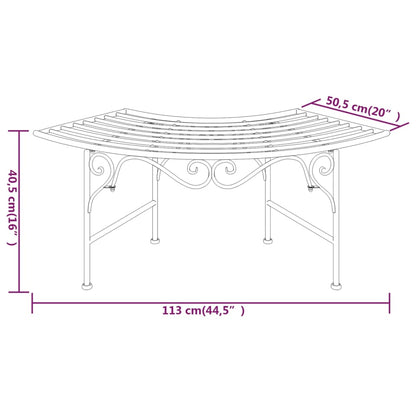 Tree Bench | Black | Steel | Medium | Durable | Circular Tree Bench