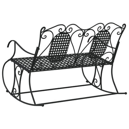 Rocking Bench | Black | Steel | Standard | Rocking Bench | Rectangular