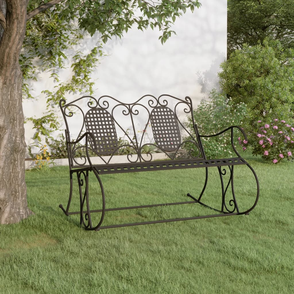 Rocking Bench | Black | Steel | Standard | Rocking Bench | Rectangular