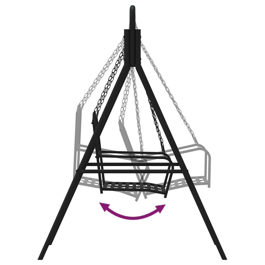 Swing Bench | Black | Steel | Medium | Durable | Swing Bench