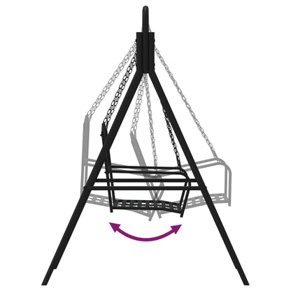 Swing Bench | Black | Steel | Medium | Durable | Swing Bench