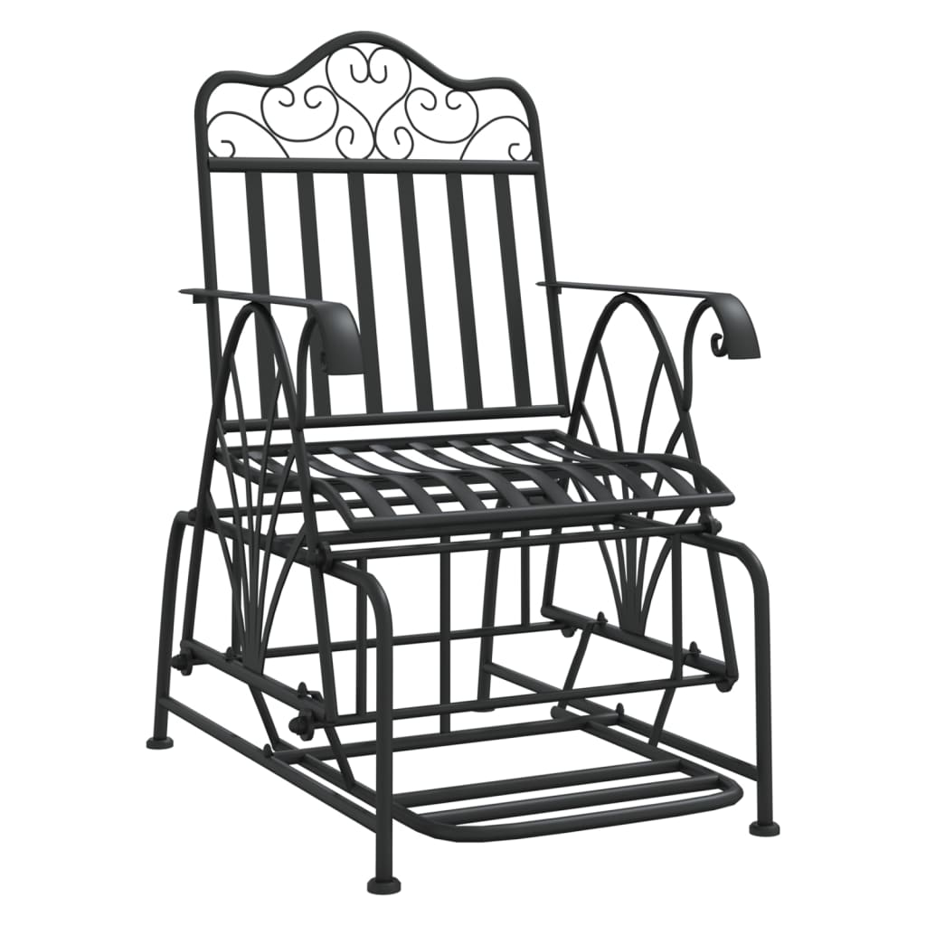 Glider Bench | Black | Steel | 61 x 81 x 99 cm | Glider Bench