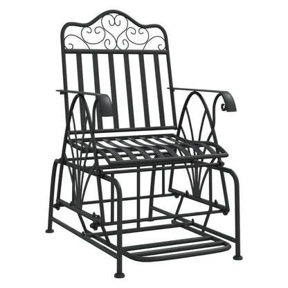 Glider Bench | Black | Steel | 61 x 81 x 99 cm | Glider Bench