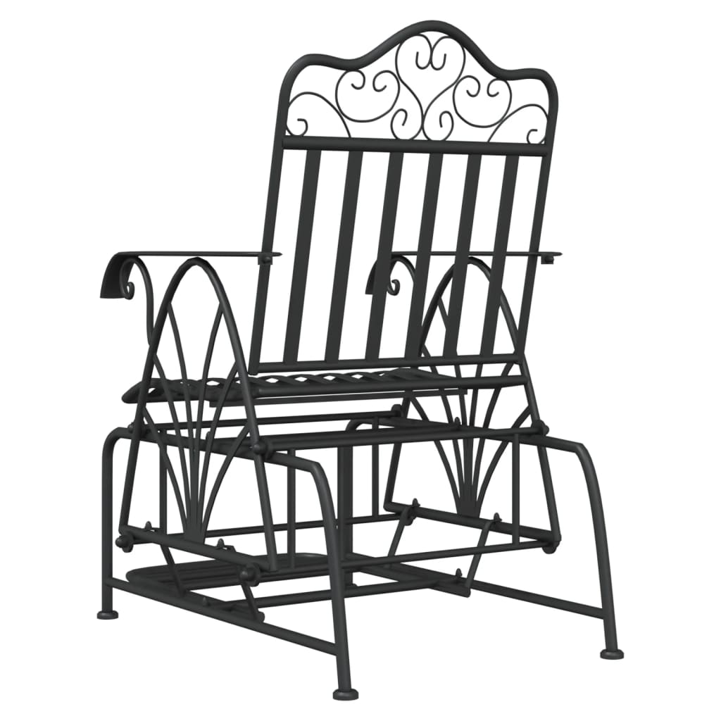 Glider Bench | Black | Steel | 61 x 81 x 99 cm | Glider Bench