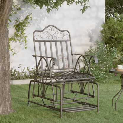 Glider Bench | Black | Steel | 61 x 81 x 99 cm | Glider Bench