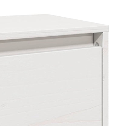 Wall Cabinets 2 pcs White 100x30x35 cm Solid Wood Pine
