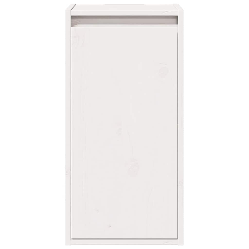 Wall Cabinet White 30x30x60 cm Solid Wood Pine