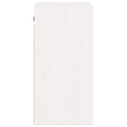 Wall Cabinets 2 pcs White 30x30x60 cm Solid Wood Pine