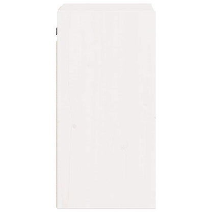 Wall Cabinets 2 pcs White 30x30x60 cm Solid Wood Pine