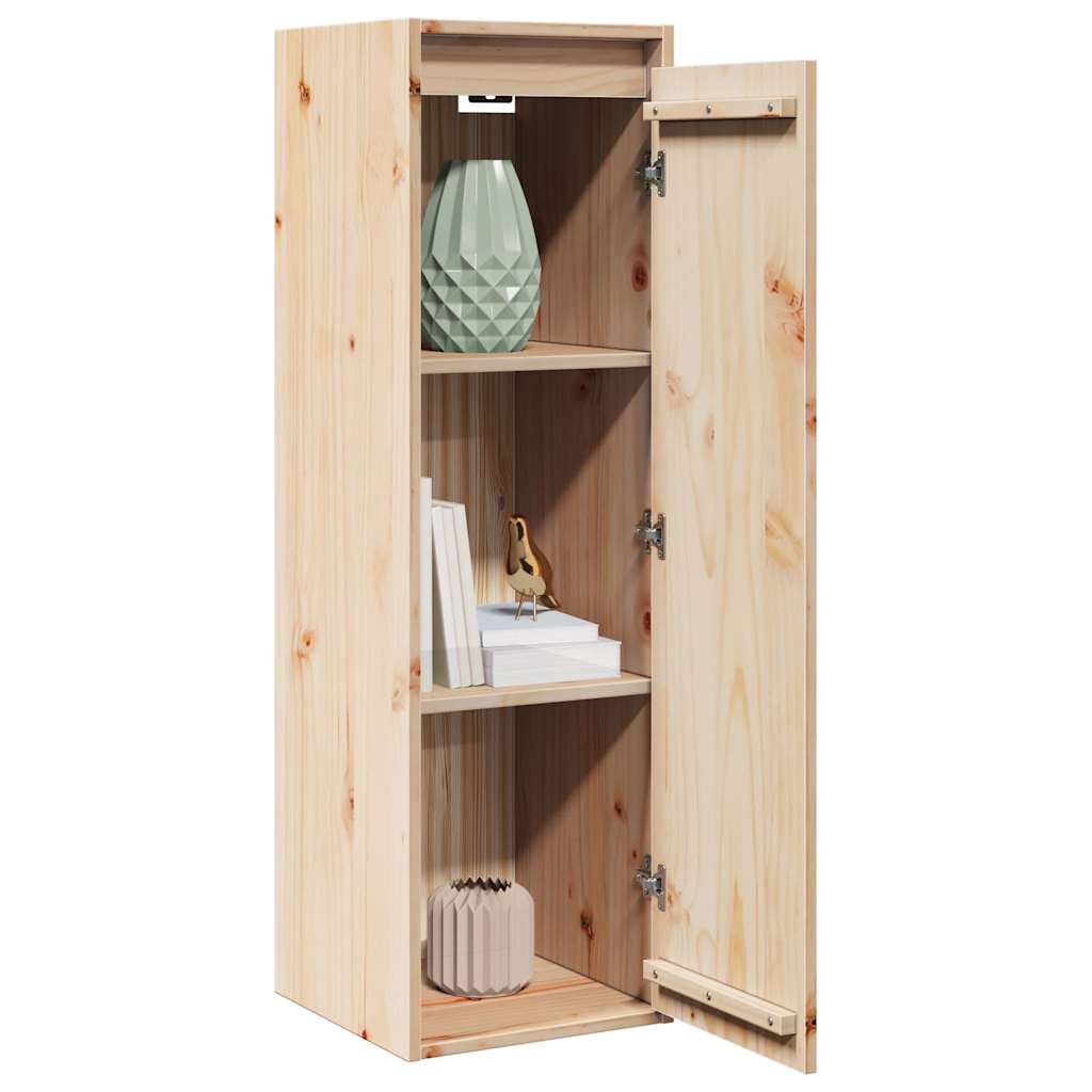 Wall Cabinet 30x30x100 cm Solid Pinewood