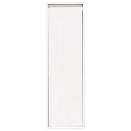 Wall Cabinets 2 pcs White 30x30x100 cm Solid Pinewood