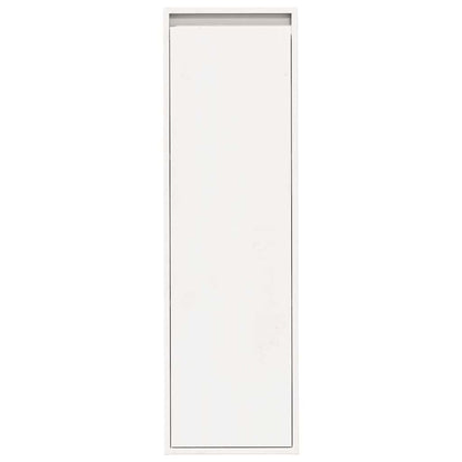 Wall Cabinets 2 pcs White 30x30x100 cm Solid Pinewood