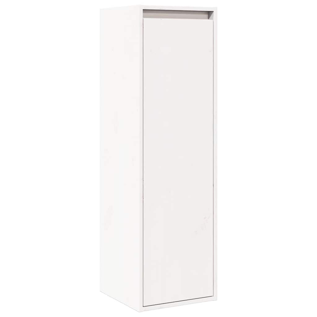 Wall Cabinets 2 pcs White 30x30x100 cm Solid Pinewood