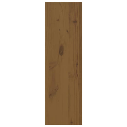 Wall Cabinets 2 pcs Honey Brown 30x30x100 cm Solid Pinewood
