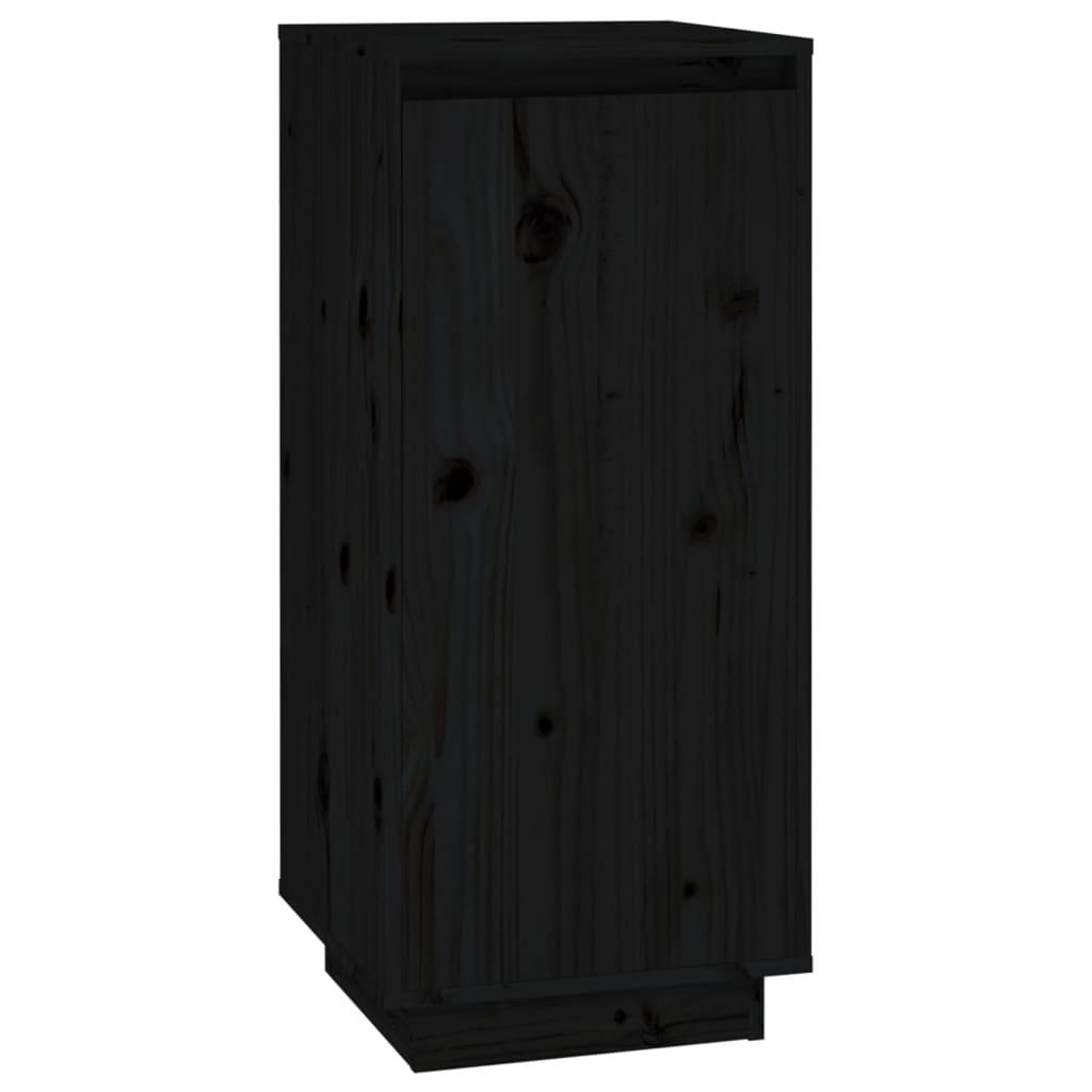 Shoe Cabinet | Black | Solid pinewood | Compact | Shoe Cabinet