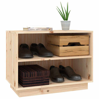 Shoe Cabinet | Natural Wood | Solid Pine Wood | Compact | Shoe Cabinet