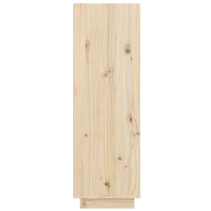 Shoe Cabinet 60x34x105 cm Solid Wood Pine