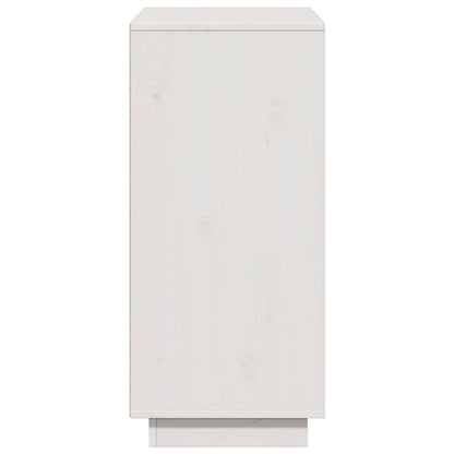 Sideboard White 60x34x75 cm Solid Wood Pine