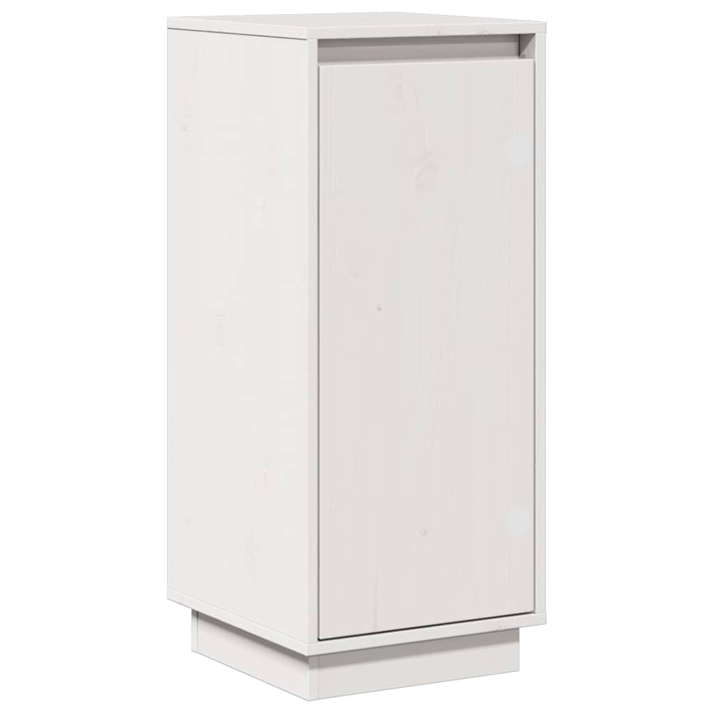 Sideboard White 31,5x34x75 cm Solid Wood Pine