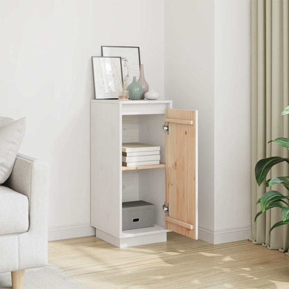 Sideboard White 31,5x34x75 cm Solid Wood Pine
