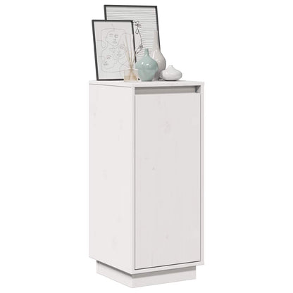 Sideboard White 31.5x34x75 cm Solid Wood Pine