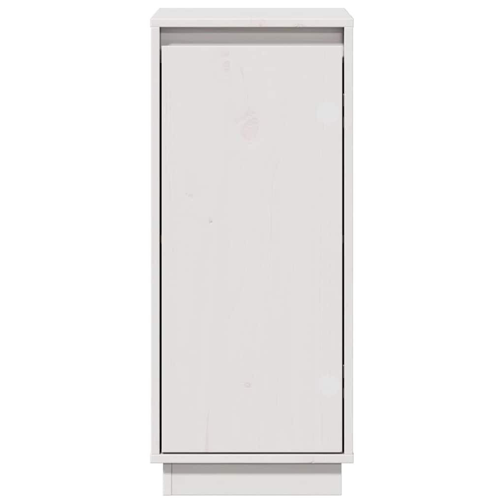 Sideboard White 31,5x34x75 cm Solid Wood Pine