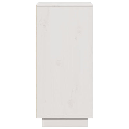 Sideboard White 31.5x34x75 cm Solid Wood Pine