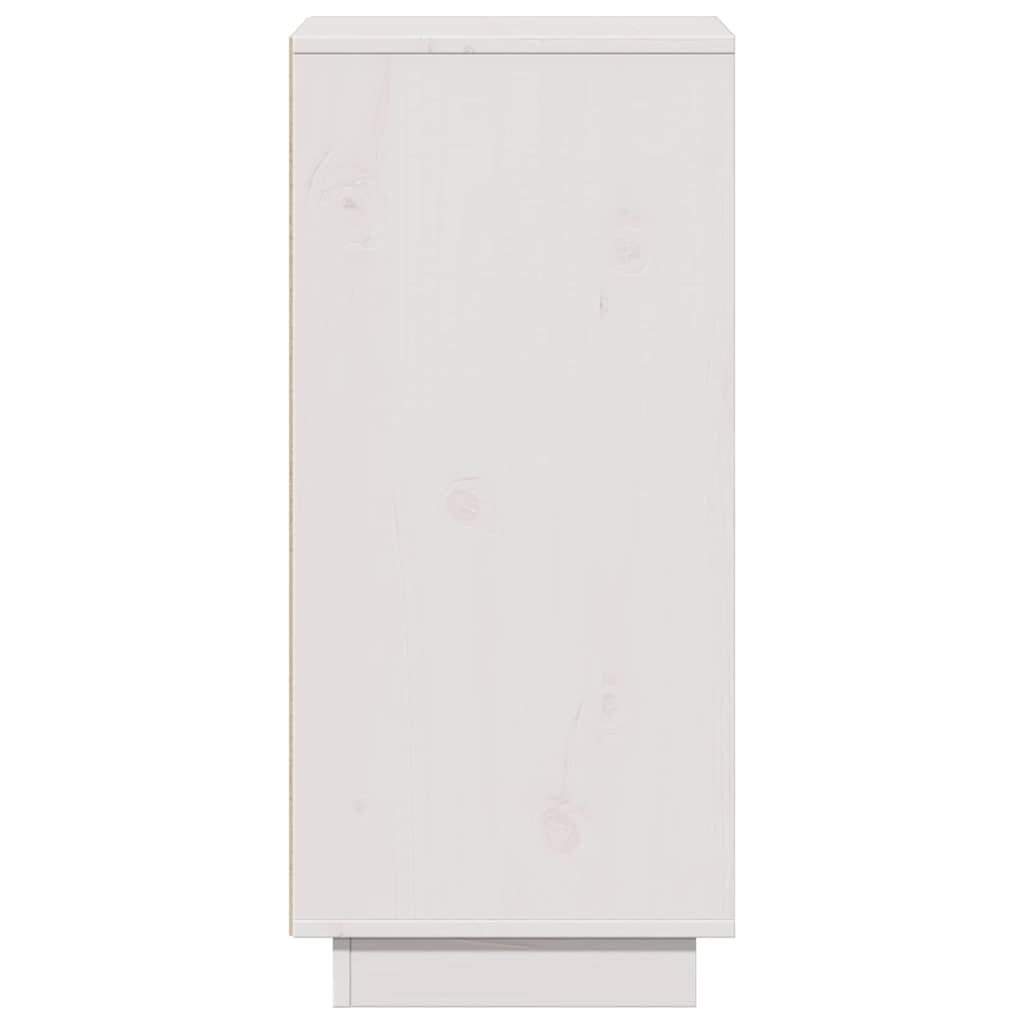 Sideboard White 31,5x34x75 cm Solid Wood Pine