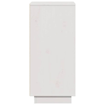 Sideboard White 31,5x34x75 cm Solid Wood Pine