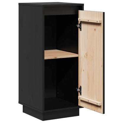Sideboard | Set of 2 | Black | Solid pinewood | Medium | Sideboard