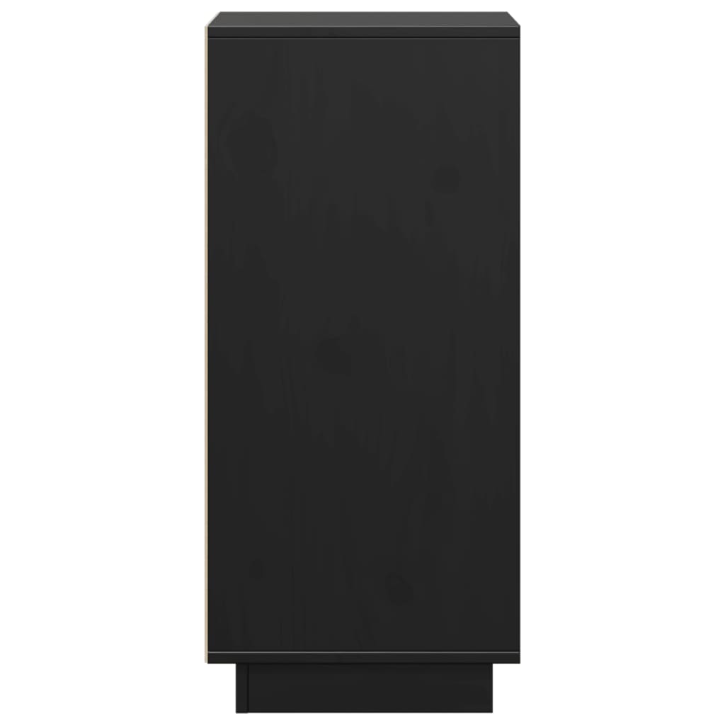 Sideboard | Set of 2 | Black | Solid pinewood | Medium | Sideboard
