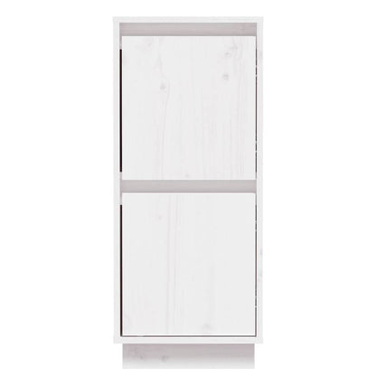 Sideboard White 31,5x34x75 cm Solid Wood Pine