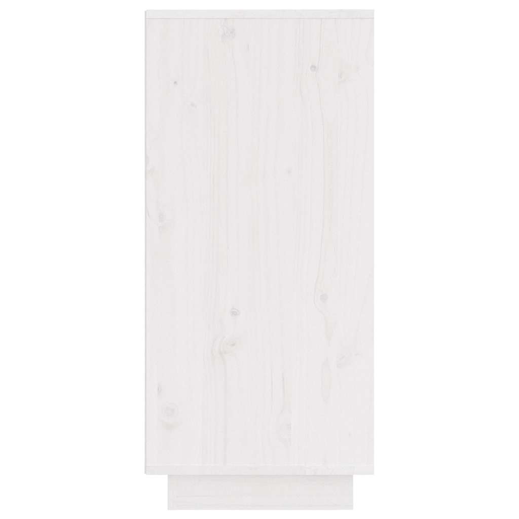 Sideboard White 31,5x34x75 cm Solid Wood Pine