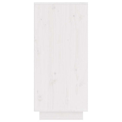Sideboard White 31,5x34x75 cm Solid Wood Pine