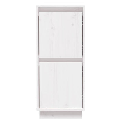 Sideboards 2 pcs White 31.5x34x75 cm Solid Wood Pine